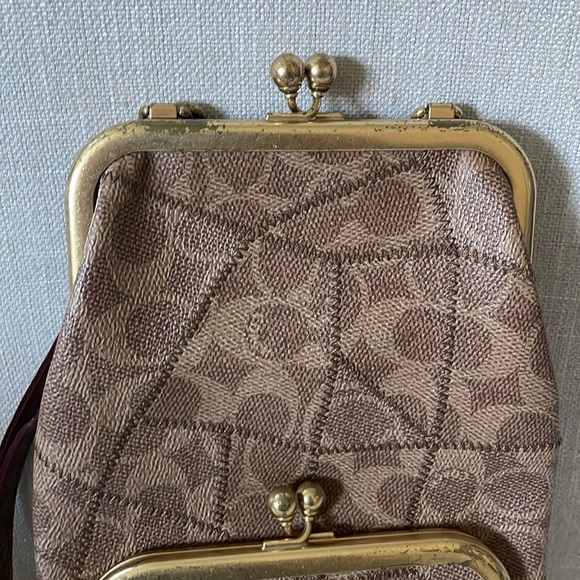 Coach Double Frame Crossbody With Signature Patchwork - Picture 3 of 12